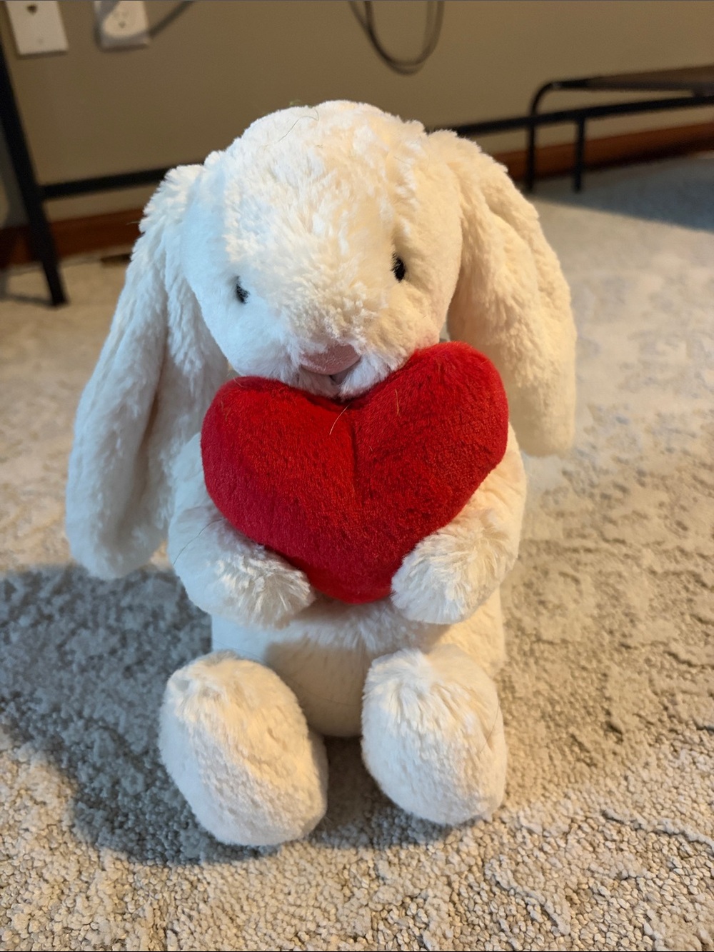 Jellycat Bashful Red Love Heart Bunny